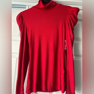 NWT INC Elegant Red Women's Top